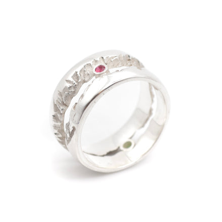 Stone Set Double Ring (US 9 3/4)